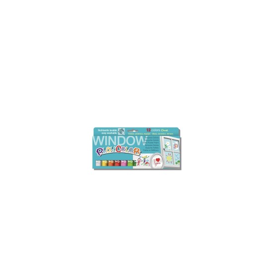 Playcolor Solid Paint Sticks Window - Pk12