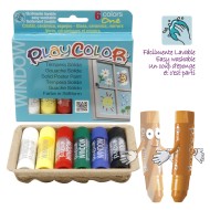 Playcolor Solid Paint Sticks Window - Pk6