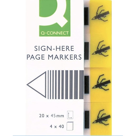 Post it - Sticky Note Sign Here Note