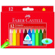 Faber Triangular Crayons 12's