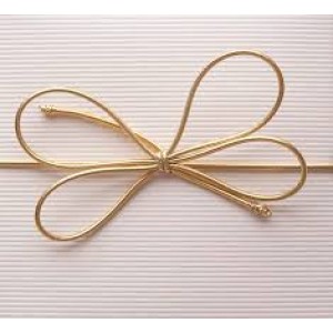 Gold Elastic Cord 100M Roll