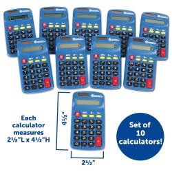 Primary Calculators Set of 10