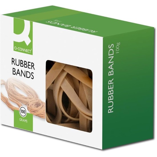 Rubber Bands Assorted 100g Box