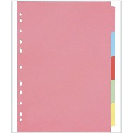 Subject Dividers 5 part Box of 50