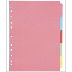 Subject Dividers 5 part Box of 50
