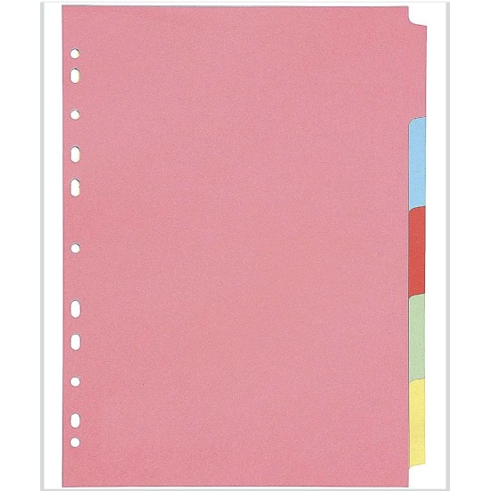 Subject Dividers 5 part Box of 50
