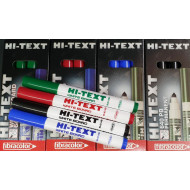 Hi-Text Dry Wipe Whiteboard Markers Box of 40