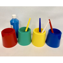 Large Paint and Water Pots