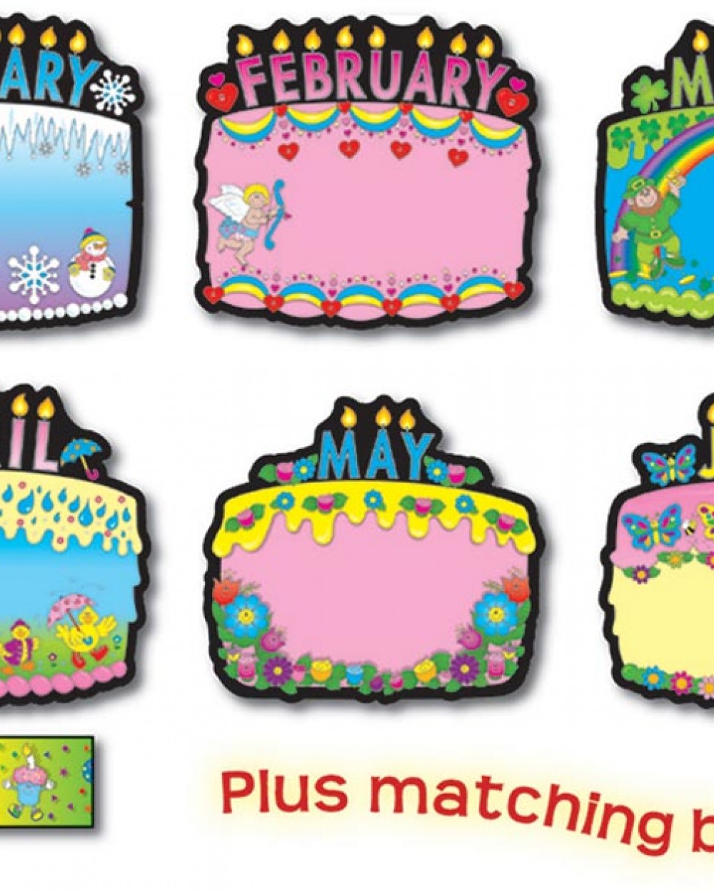 Birthday Cakes Poster Set - The Learning Store - Teacher & School ...