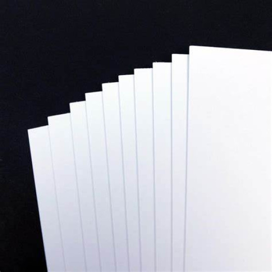 A2 White Chart Card / Poster Boards Pack of 10