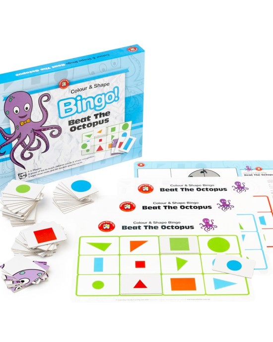 Beat the Octopus (Colour & Shape Bingo)