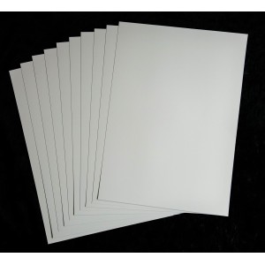 A2 White Chart Card 100's 