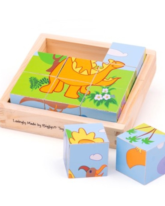 Dinosaur Cube Puzzle 