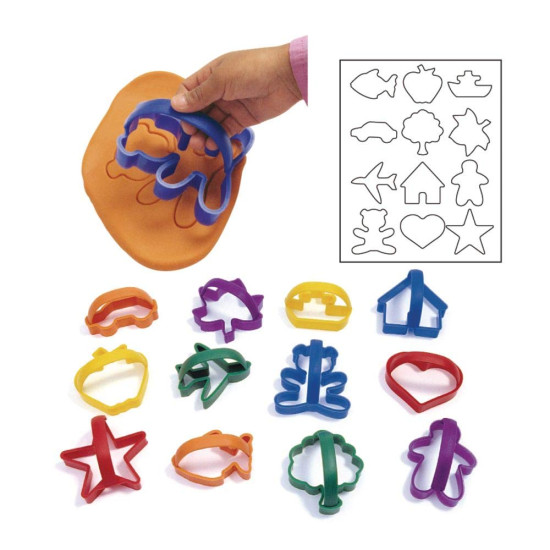 Pastry Cutters Easy Grip for Dough and Clay