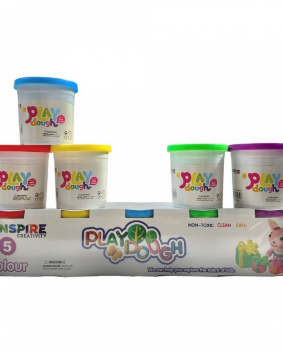 Play Dough Soft 5 x 110g Box of 12 sets