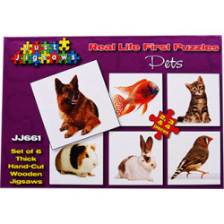Real Life First Puzzles Pets