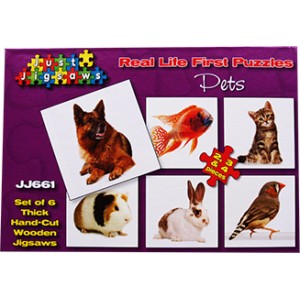 Real Life First Puzzles Pets