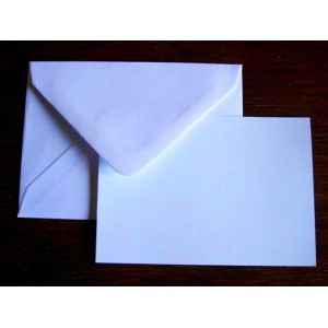 Cards & Envelopes White 