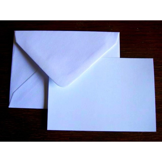 Cards & Envelopes White