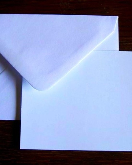 Cards & Envelopes White 