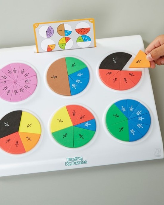 Fraction Pie Puzzle 