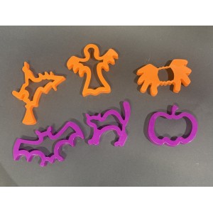 Pastry Dough Cutters Halloween Pack of 6