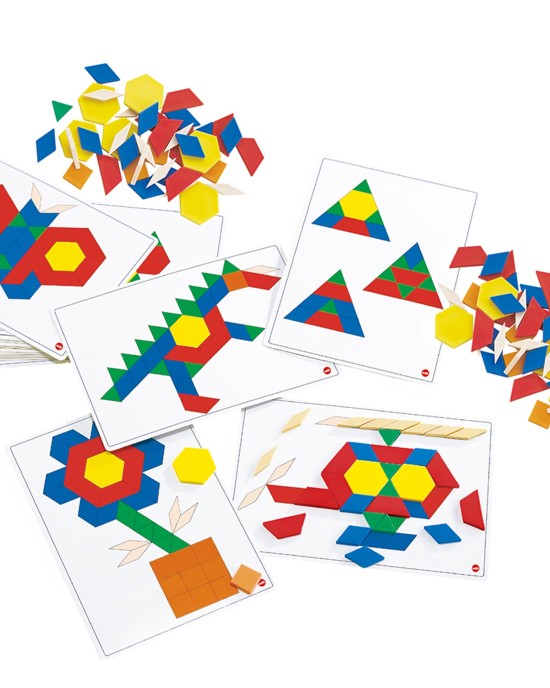 Pattern Blocks Activity Cards