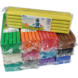 Plasticine 500g Mdelling Clay Blocks