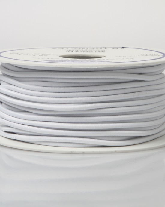 White Elastic Cord 8m