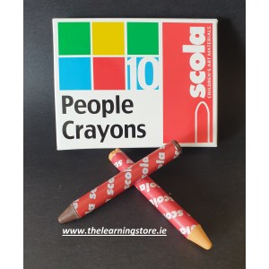 People Crayons Pack of 10