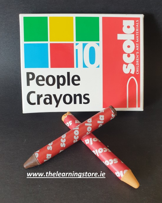 People Crayons Pack of 10