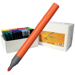 Colourworld Fiber Tip Pens Pack of 100