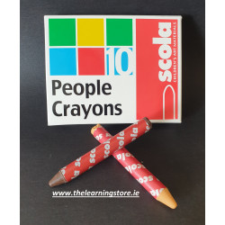 People Crayons Pack of 10