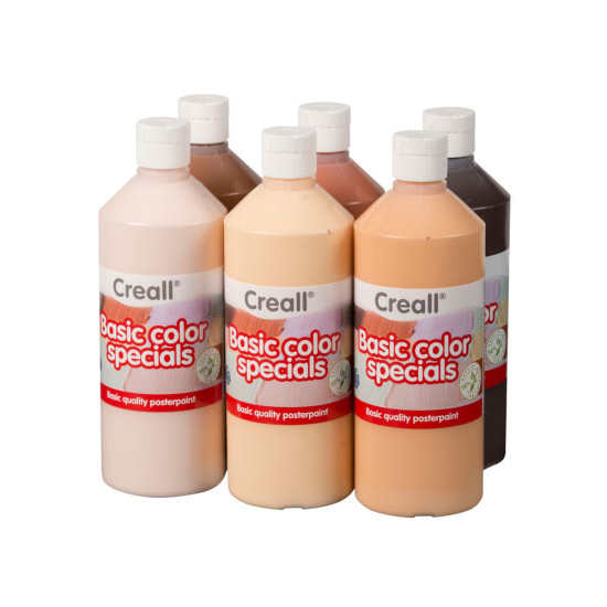 Creall People of the World  Poster Paints 6 x 500ml