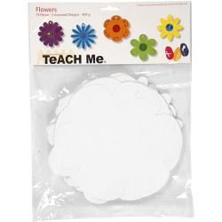 Flowers Cut Out Shapes White