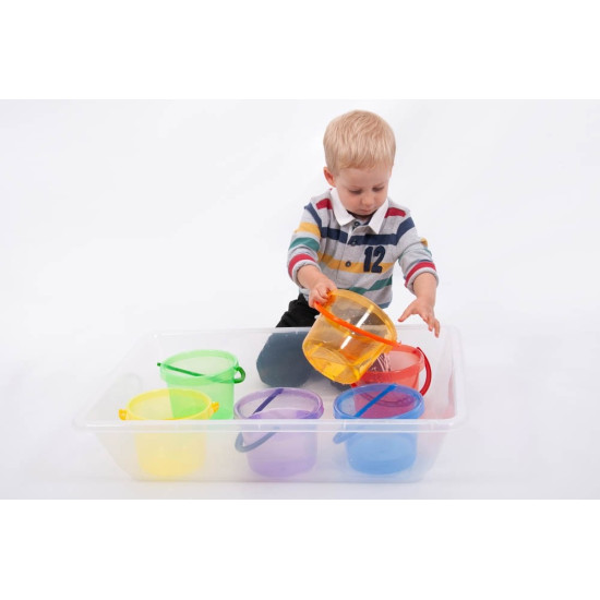 Translucent Colour Bucket Set