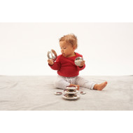 Sensory Reflective Silver Buttons