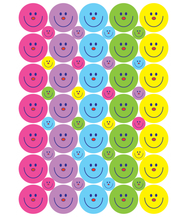 Smiley Face Stickers - Smiley Stickers - Hygloss Products