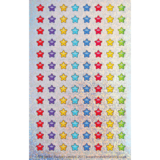 Sticker Mini Sparkly Stars
