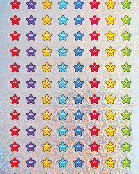 Sticker Mini Sparkly Stars