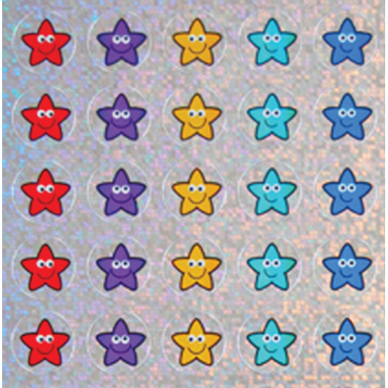 Sticker Mini Sparkly Stars