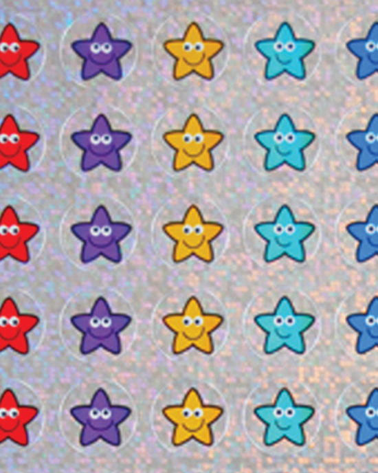 Sticker Mini Sparkly Stars