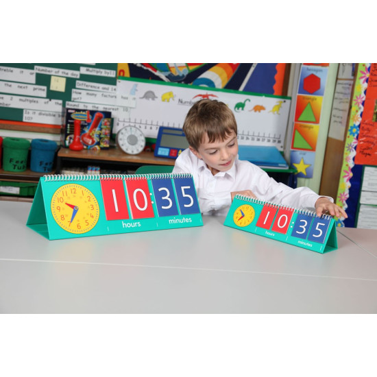 Tell The Time Flip Chart (Teacher)