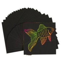 Scratch Art Design Boards 100 Sheets
