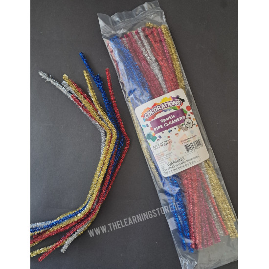 Sparkle Pipe Cleaners 50s