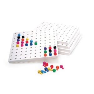 Peg Boards (5)+ Pegs (1000)