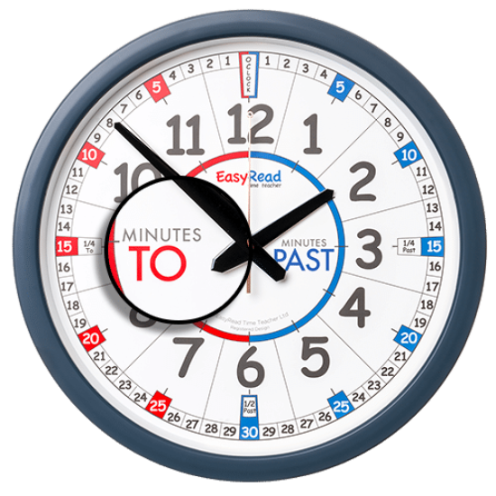EasyRead Time Teacher Past & To Playground Wall Clock