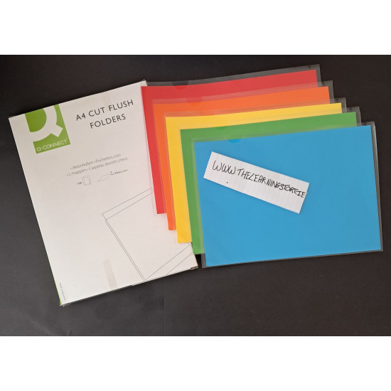A4 Cut Flush Folders