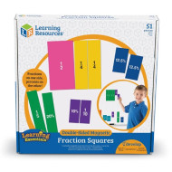 Double-Sided Magnetic Fraction Squares