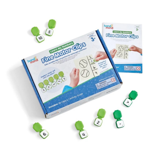 Learn my Numbers: Fine Motor Clips